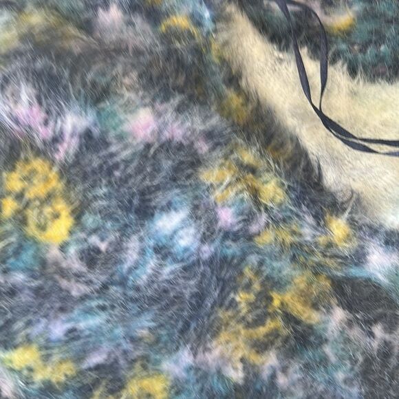 Anthropologie Blue and Yellow Crew Neck Sweater - Picture 10 of 13